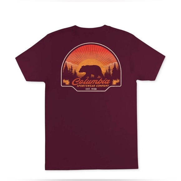 NWT Columbia Men’s Graphic Tee Shirt - Picture 1 of 8